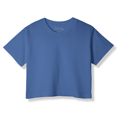 LowTee True Royal Crop Top