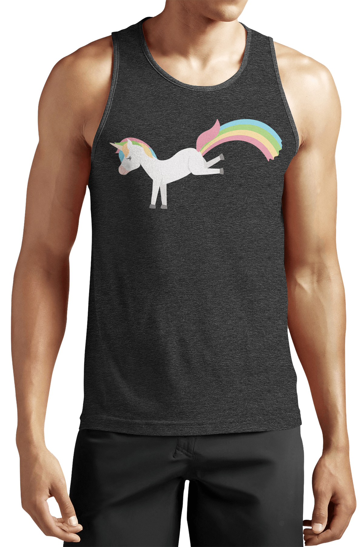 Rainbow Factory Unicorn Graphic Tank