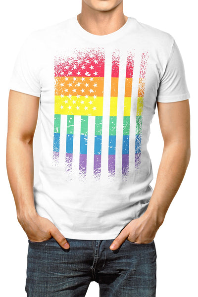 Vintage Rainbow Flag Graphic Tee