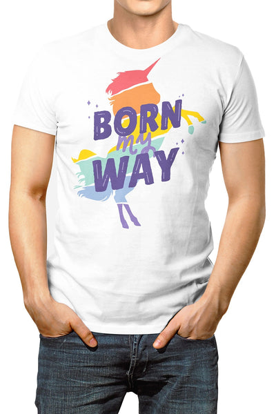 Born My Way Unicorn Graphic Tee
